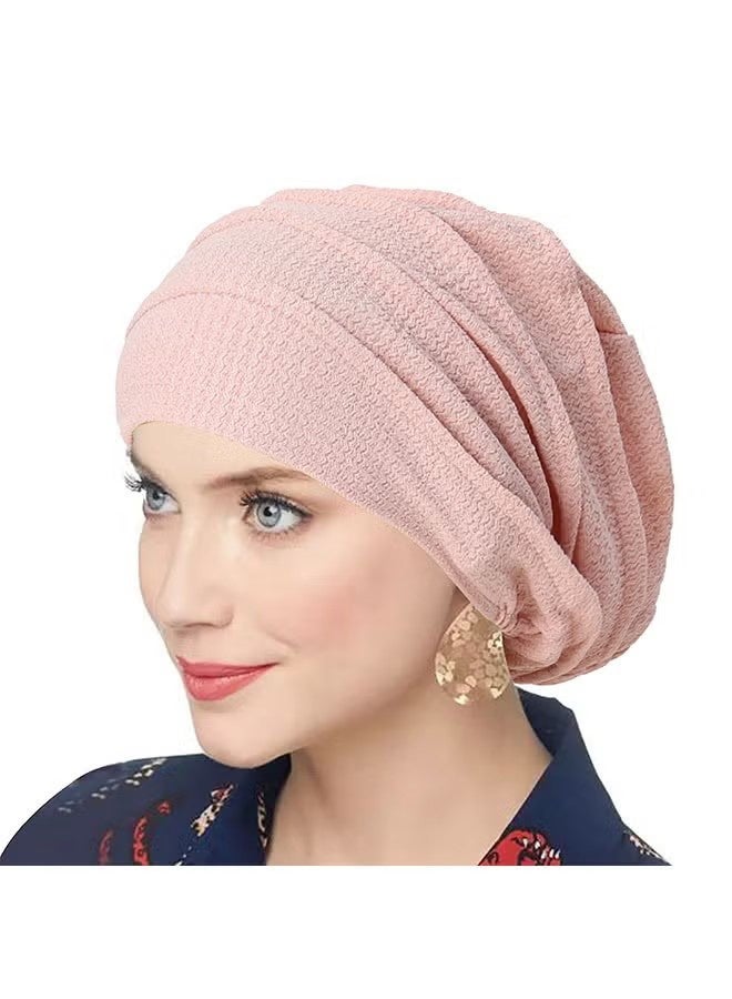 YJ Women Under Scarf Hijab Cap Beanie Hat Headband Islamic Hijab Hat Turban Muslim Inner Hijab Scarf Bottom Cap Soft Knit Cap Tube Cap for Women Girls - Image 2